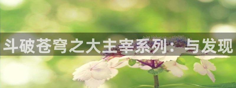 汗汗漫画动漫：斗破苍穹之大主宰系列：与发现